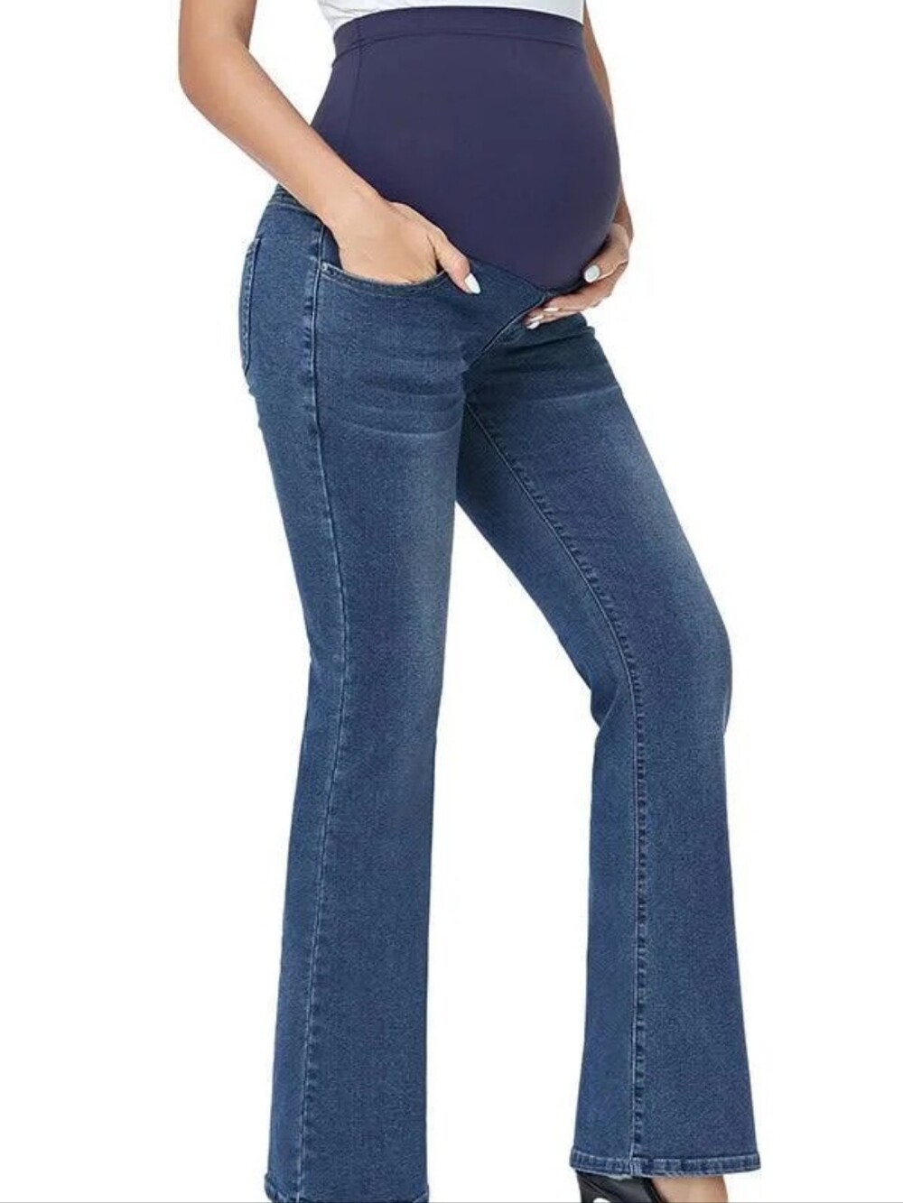 Glamix Maternity  Soft Flare Jeans